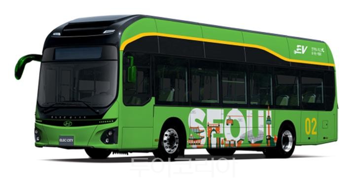 친환경 녹색순환 전기버스 디자인