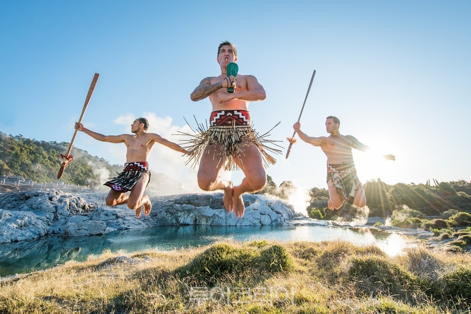 테푸이아에서 뉴질랜드 문화 공연을 관람할 수 있다