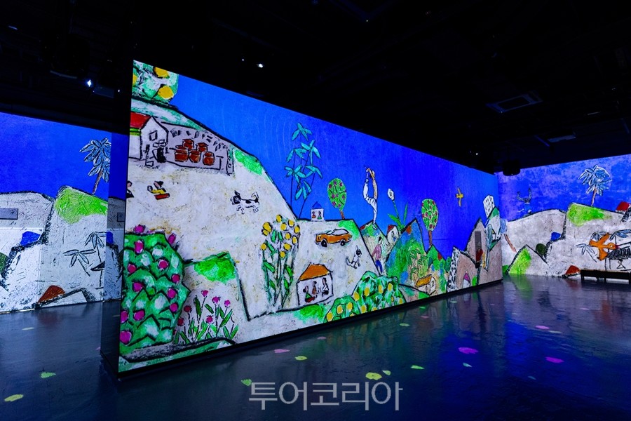 빛의 벙커 이왈종, 중도의 섬 제주展   ⓒ TMONET/Lee Wal Chong, Photo    